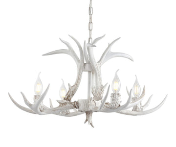 Eldora Adjustable Resin Antler LED Chandelier